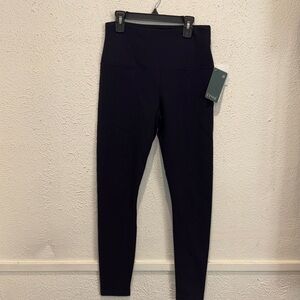 Lysse navy blue High-Waisted Leggings